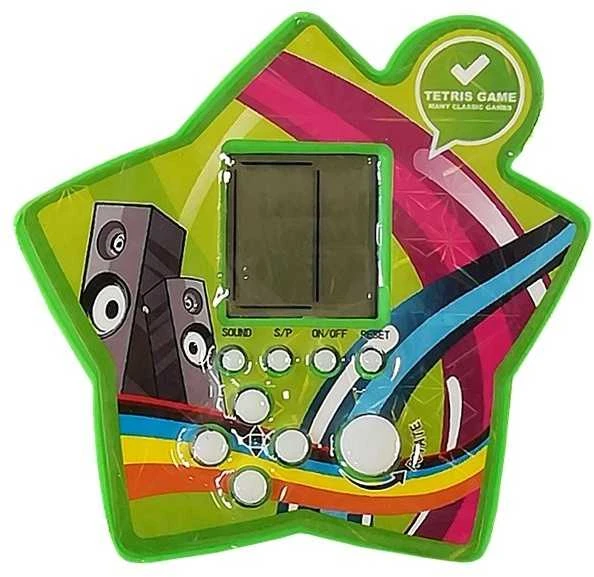 Tetris - elektroninis kišeninis žaidimas, žalias