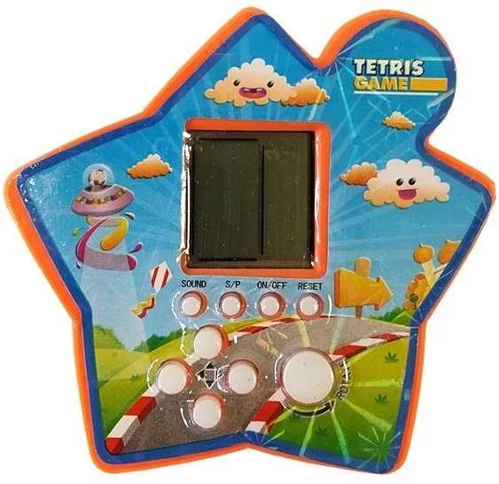 Tetris - elektroninis kišeninis žaidimas, oranžinis
