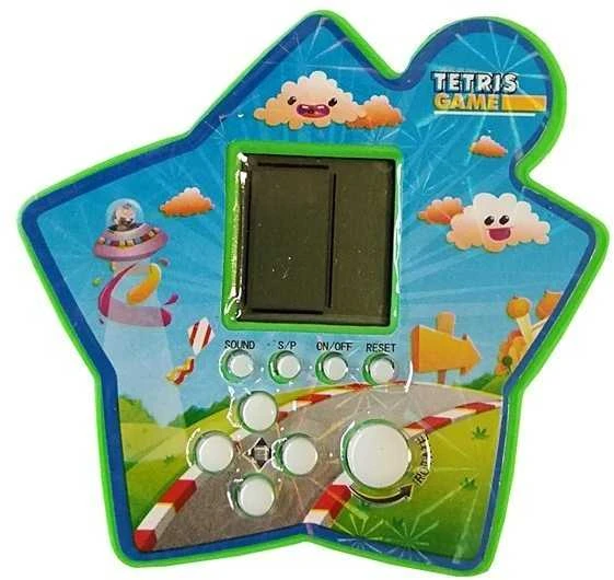 Tetris - elektroninis kišeninis žaidimas, žalias