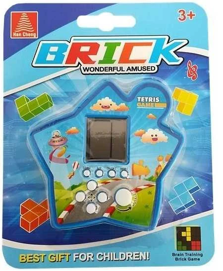 Tetris - elektroninis kišeninis žaidimas, mėlynas