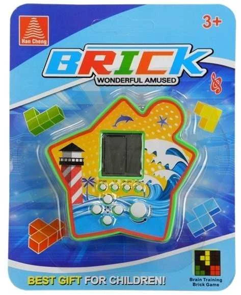 Tetris - elektroninis kišeninis žaidimas, žalias