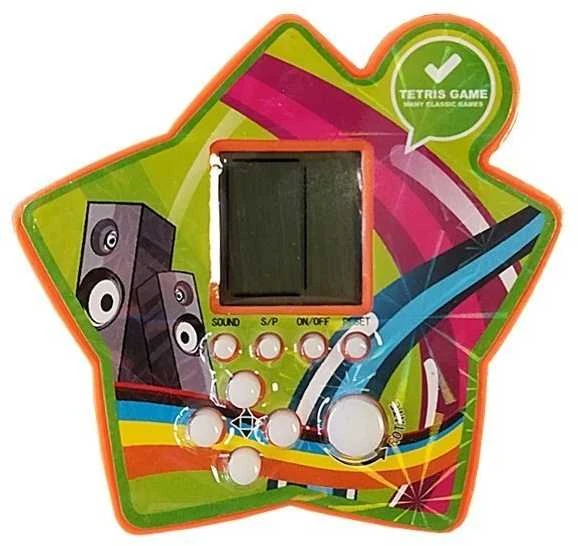 Tetris - elektroninis kišeninis žaidimas, oranžinis