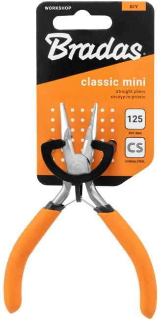 Tiesios replės Bradas CLASSIC MINI HOME & GARAGE, 125 mm, nikeliuotos