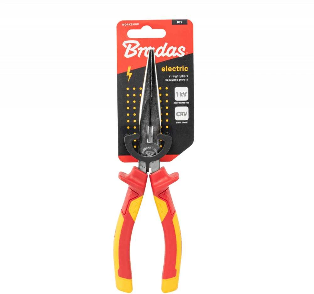 Tiesios replės Bradas ELECTRIC HOME & GARAGE, 205 mm 1 kV VDE