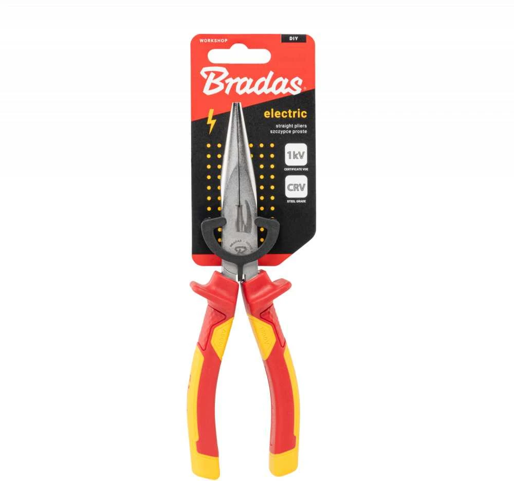 Tiesios replės Bradas ELECTRIC HOME & GARAGE, 195 mm 1 kV VDE