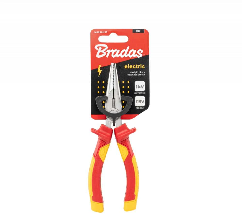 Tiesios replės Bradas ELECTRIC HOME & GARAGE, 160 mm 1kV VDE