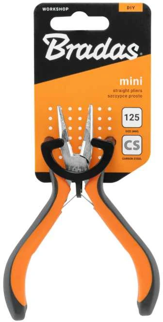 Tiesios replės Bradas MINI HOME & GARAGE, 125 mm, nikeliuotos
