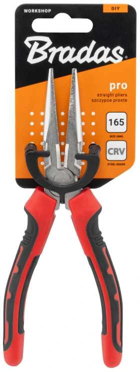 Tiesios replės Bradas PRO HOME & GARAGE, 165 mm, nikeliuotos CRV