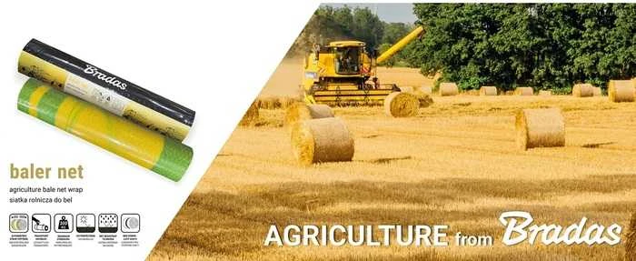 Tinklas šieno ryšuliams Bradas Agriculture BALER NET, 1,3x3600 m