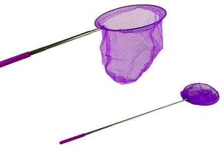 Tinklelis drugeliams gaudyti su teleskopine rankena, 85 cm, violetinis