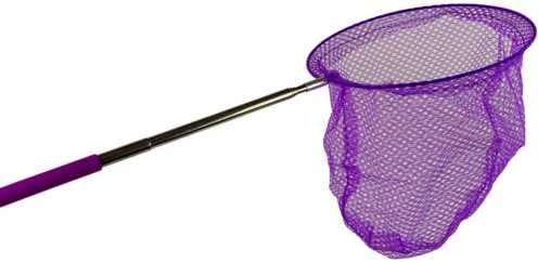 Tinklelis drugeliams gaudyti su teleskopine rankena, 85 cm, violetinis