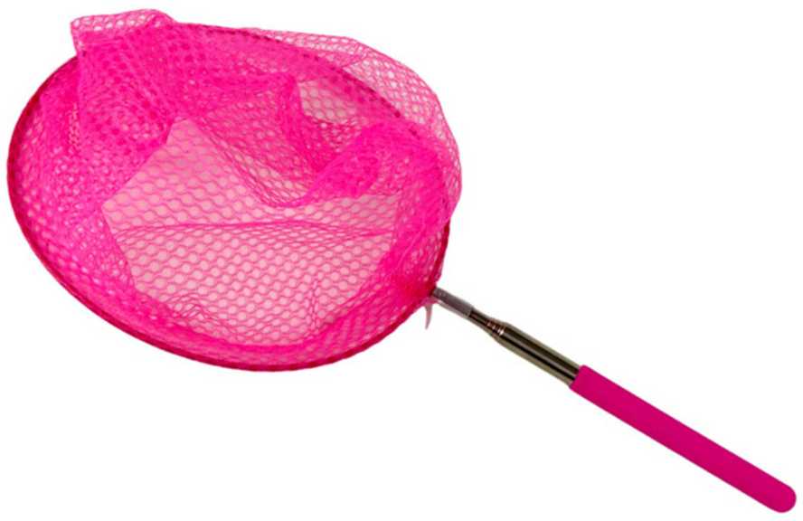 Tinklelis drugeliams gaudyti su teleskopine rankena, 85 cm, rožinis