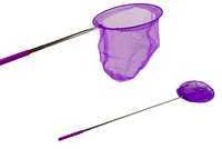 Tinklelis drugeliams gaudyti su teleskopine rankena, 85 cm, violetinis