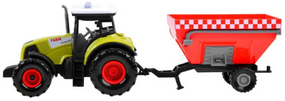 Traktorių su priekabomis rinkinys 3in1