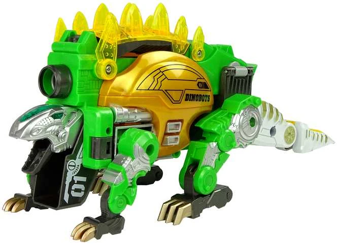 Transformeris dinozauras Dinobots 2in1 su šaudymo funkcija, žalias
