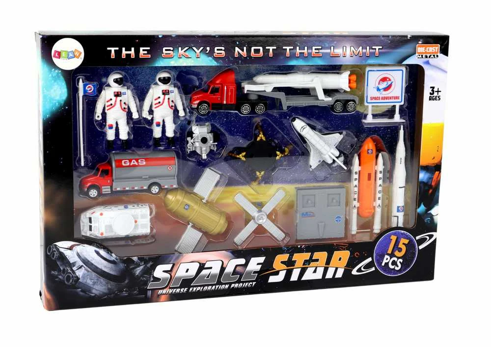 Transporto priemonių rinkinys Space Star, 15 vnt.