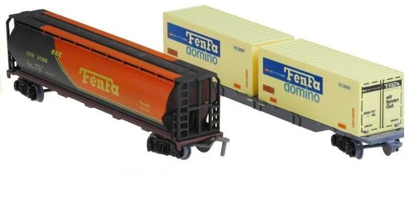 Traukinys FENFA su bėgiais