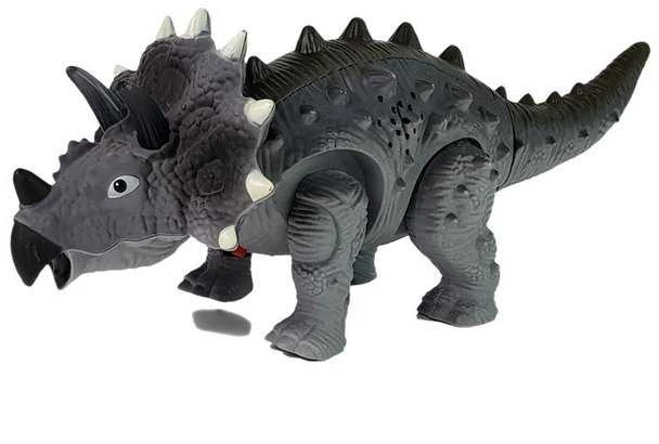 Triceratops dinozauras, pilkas