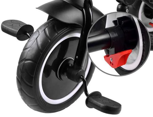 Triratukas su stogeliu Tiny Bike 3in1, pilkas