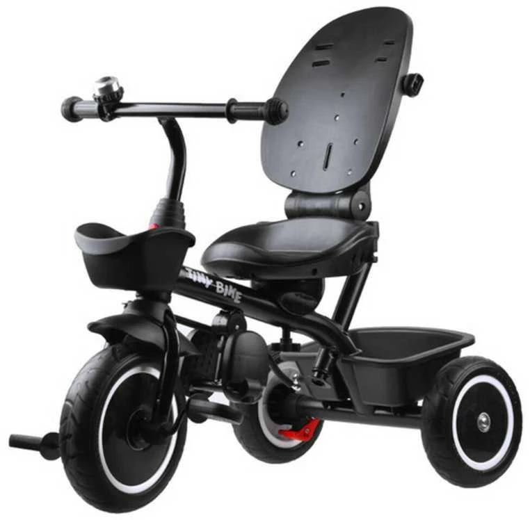 Triratukas su stogeliu Tiny Bike 3in1, rožinis