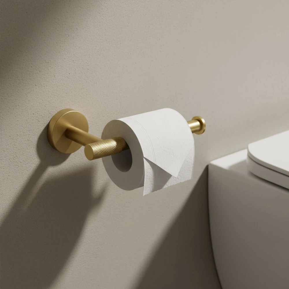 Tualetinio popieriaus laikiklis Rea Galo 5705, Brushed Gold