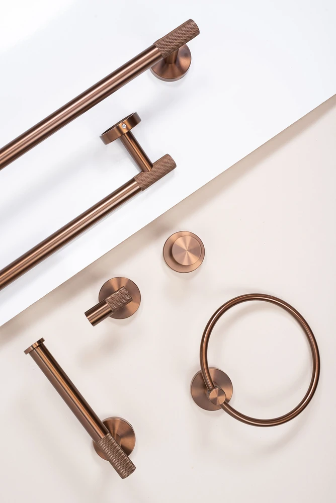 Tualetinio popieriaus laikiklis Rea Modern 6611, Brushed Copper