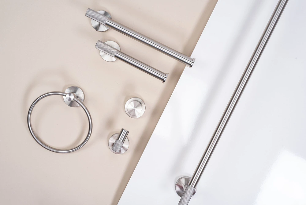 Tualetinio popieriaus laikiklis Rea Modern 6611, Brushed Nickel