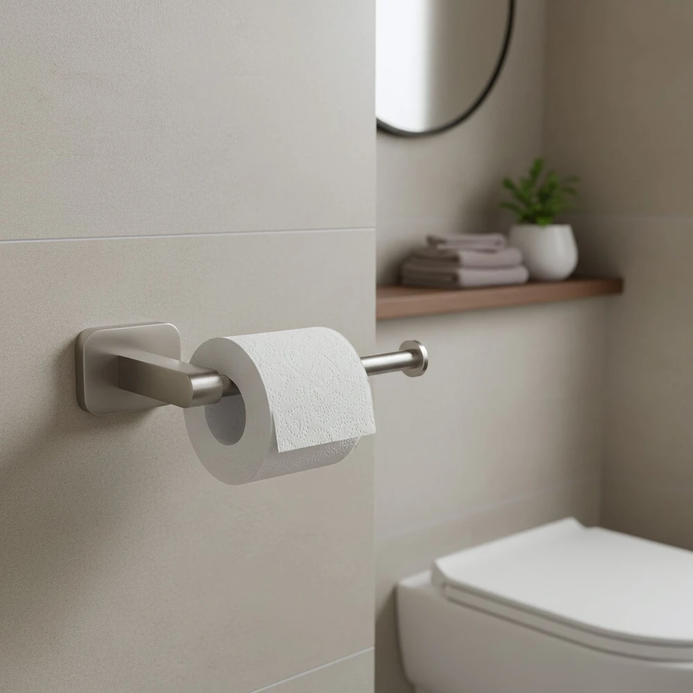 Tualetinio popieriaus laikiklis Rea Nico 5909, Brushed Nickel
