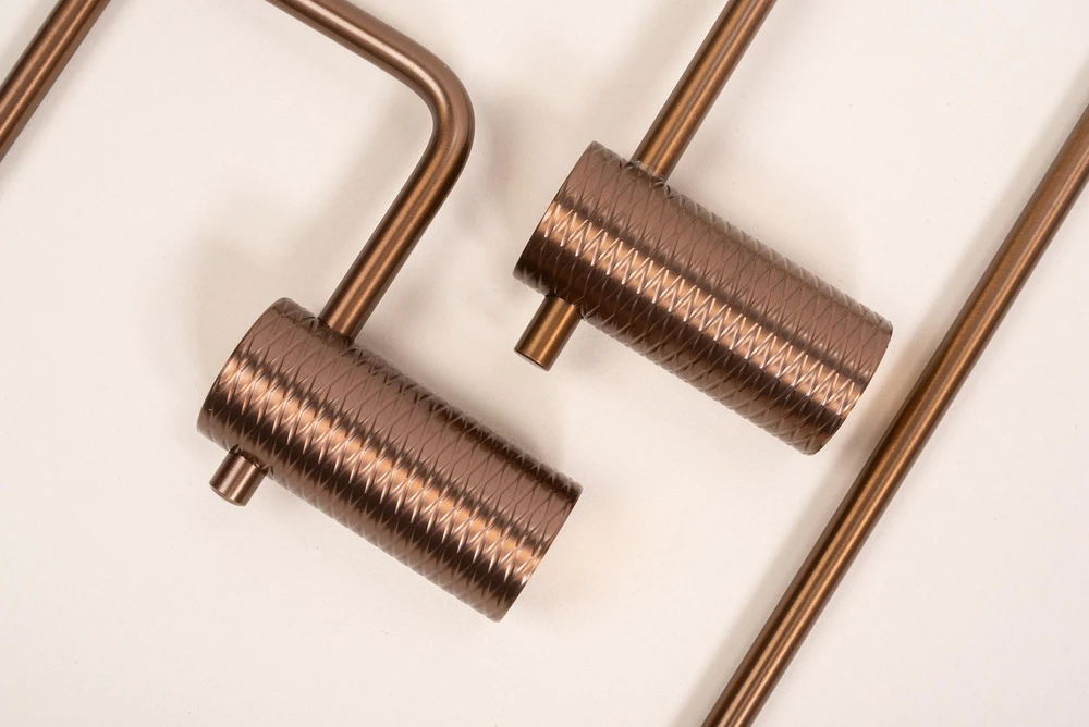 Tualetinio popieriaus laikiklis Rea Prism 9711, Brushed Copper