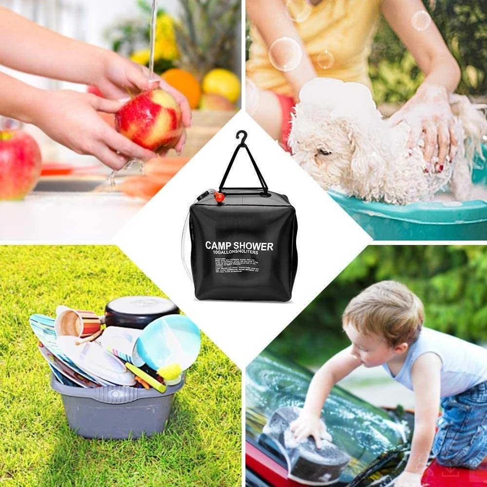 Turistinis saulės dušas, 40 L