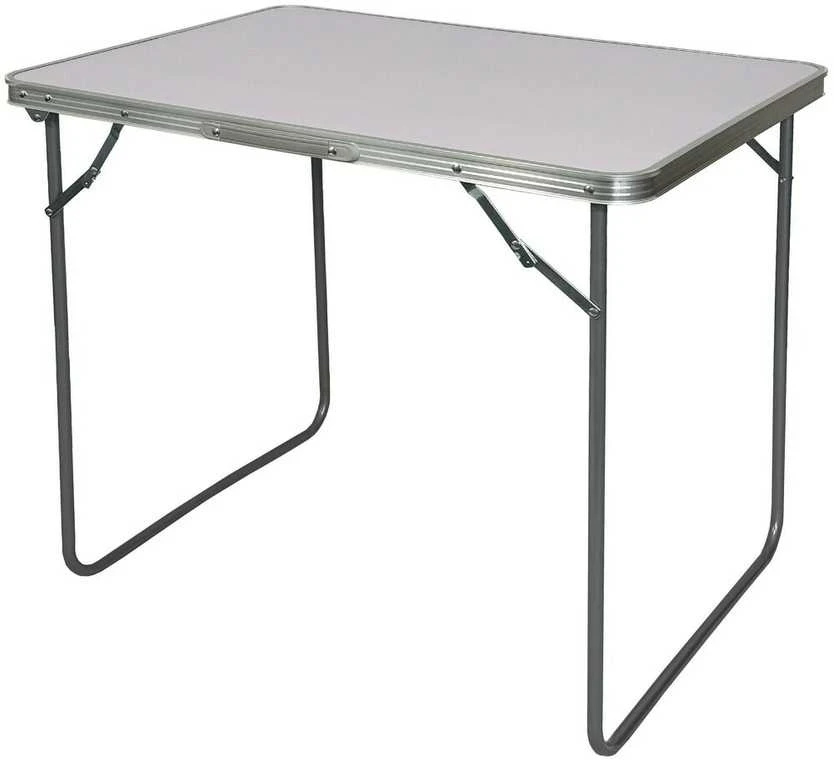 Turistinis sulankstomas stalas, 80x60x70 cm, baltas