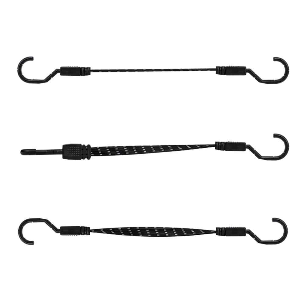Tvirtinimo elastinė guma su kabliukais Bradas FLAT BUNGEE CORD HOOK, 2 vnt., 60 cm