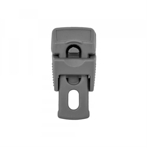 Tvirtinimo klipsai - spaustukai Bradas BUNGEE CORD CLIPS, 50 vnt, pilki