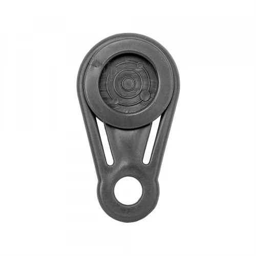 Tvirtinimo klipsai - spaustukai Bradas BUNGEE CORD CLIPS Eyelet, 12 vnt., pilki