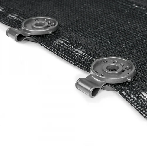 Tvirtinimo klipsai - spaustukai Bradas BUNGEE CORD CLIPS, 50 vnt., pilki