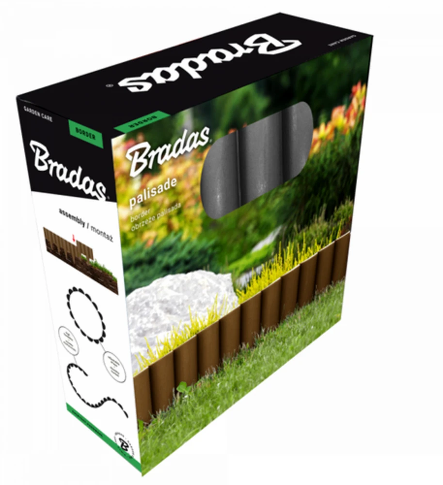 Tvorelė Bradas Palgarden 2.5 m, grafito spalvos