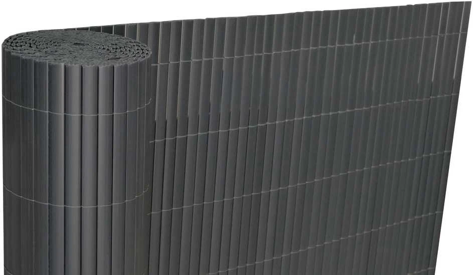 Tvoros / balkono uždanga PVC, 200 x 500 cm, pilka