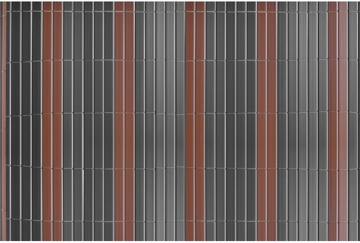 Tvoros / balkono uždanga PVC Regular, 150 x 500 cm, pilka/ruda