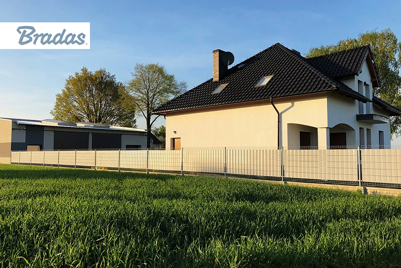 Tvoros juosta Bradas, 19cm x 35m, 450g/m2, + 20 klipsų, pilka
