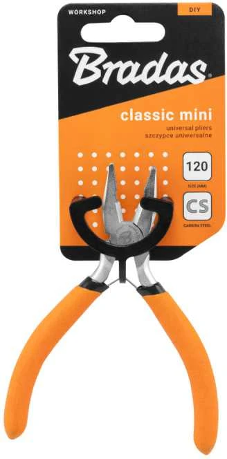 Universalios replės Bradas CLASSIC MINI HOME & GARAGE, 120 mm, nikeliuotos