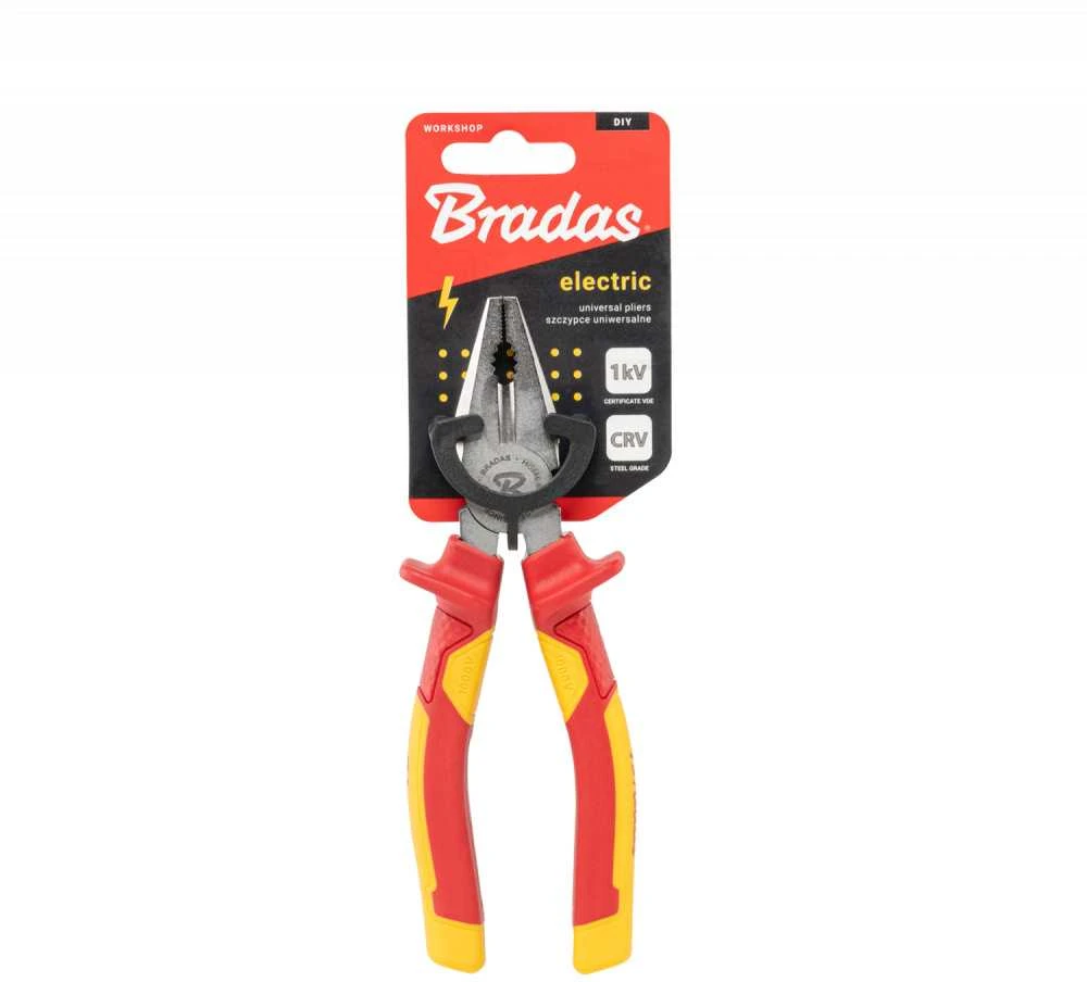Universalios replės Bradas ELECTRIC HOME & GARAGE, 165 mm 1kV VDE