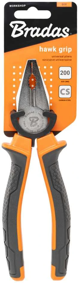 Universalios replės Bradas HAWK GRIP HOME & GARAGE, 200 mm