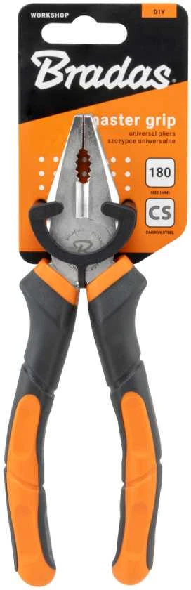 Universalios replės Bradas MASTER GRIP HOME & GARAGE, 180 mm, nikeliuotos