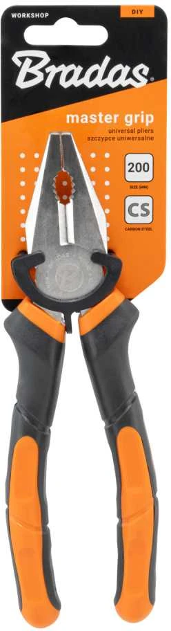 Universalios replės Bradas MASTER GRIP HOME & GARAGE, 200 mm, nikeliuotos