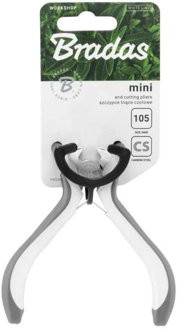 Universalios replės Bradas MINI Baltas LINE, 105 mm, nikeliuotos
