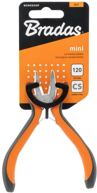 Universalios replės Bradas MINI HOME & GARAGE, 120 mm, nikeliuotos