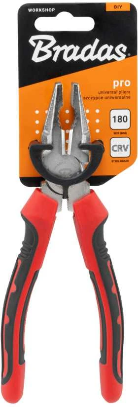 Universalios replės Bradas PRO HOME & GARAGE, 180 mm, nikeliuotos CRV
