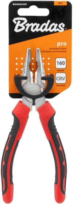 Universalios replės Bradas PRO HOME & GARAGE, 160 mm, nikeliuotos CRV