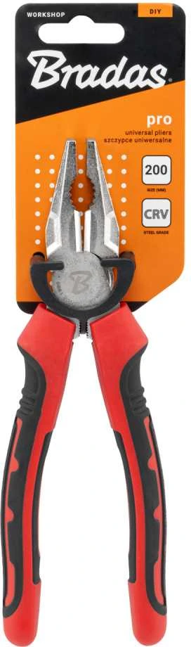 Universalios replės Bradas PRO HOME & GARAGE, 200 mm, nikeliuotos CRV