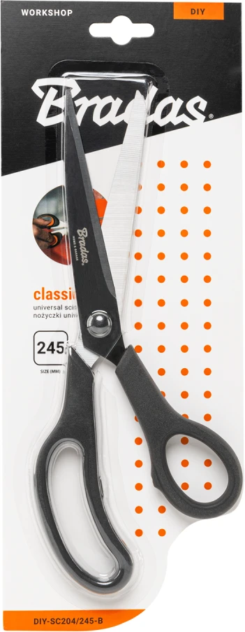 Universalios žirklės Bradas CLASSIC HOME & GARAGE, 245 mm